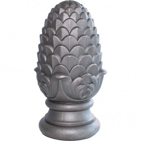 POMME DE PIN ACIER FONTE BRUT OU ZINGUÉ FILETAGE M0369