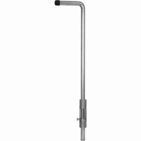 Verrou pistolet acier zingué à souder – portail – Ø16 mm – H 315 mm