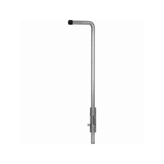 Verrou pistolet acier zingué à souder – portail – Ø16 mm – H 315 mm