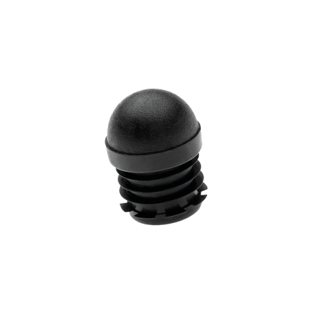 Embout demi-rond renforcé – Ø18 à Ø30 mm – PEBD noir ou blanc – Charge lourde
