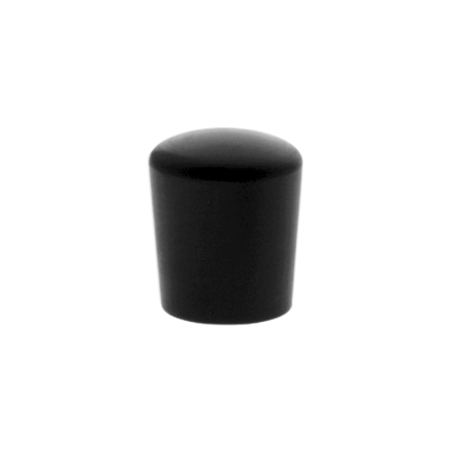 EMBOUT TUBE ENVELOPPANT ROND CAOUTCHOUC NOIR BLANC M8040