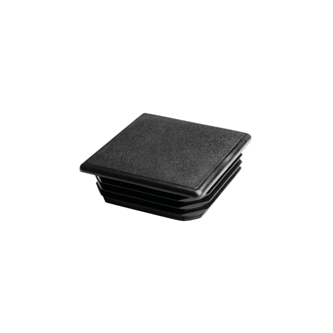 EMBOUT PATIN FIN POUR TUBE CARRE BOUCHON PLASTIQUE M8008