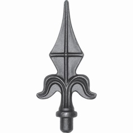 FER DE LANCE POINTE ACIER FORGÉ – BARREAU TUBE ROND