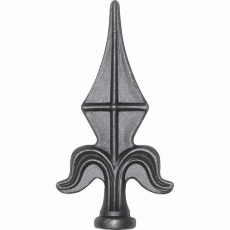 FER DE LANCE POINTE ACIER FORGÉ BARREAU ROND M0395