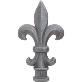 FER DE LANCE FLEUR DE LYS BARREAU CARRÉ FER FORGÉ M0392