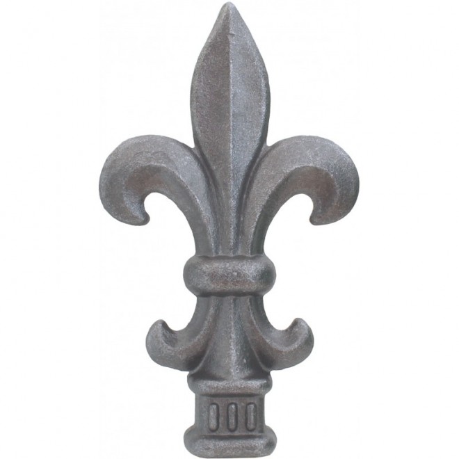 FER DE LANCE FLEUR DE LYS BARREAU CARRÉ FER FORGÉ M0392