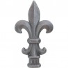 FER DE LANCE FLEUR DE LYS BARREAU CARRÉ FER FORGÉ M0392