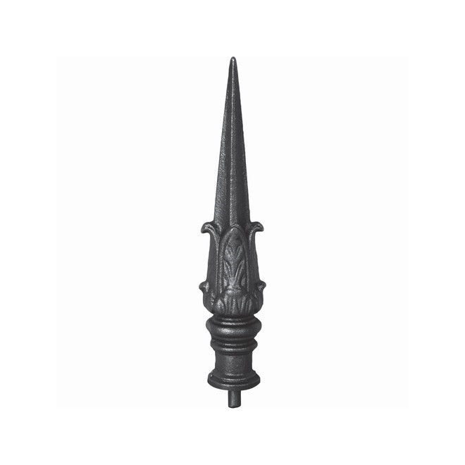 Fer de lance en fonte 200x40 – Insert acier soudable pour barreau rond