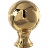 Boule de départ en laiton Ø80 sur embase Ø48 – finition polie ou dorée