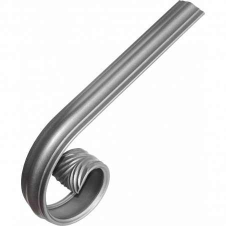 Départ escargot pour main courante moulurée – acier style ancien