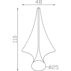FER DE LANCE POINTE ACIER FORGÉ BARREAU ROND CARRÉ M0399