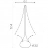 FER DE LANCE POINTE ACIER FORGÉ – BARREAU ROND OU CARRÉ