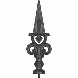 FER DE LANCE FONTE INSERT ACIER BARREAU ROND 260x90 U0050