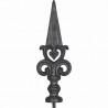 FER DE LANCE FONTE INSERT ACIER BARREAU ROND 260x90 U0050