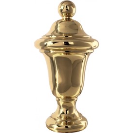 URNE LAITON MASSIF POLI LISSE FIXATION TIGE FILETÉE Ø10