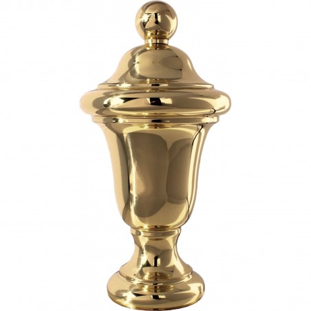 URNE LAITON MASSIF POLI LISSE FIXATION TIGE FILETÉE Ø10