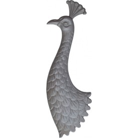 PAON ACIER MOULÉ DOUBLE FACE TÊTE POITRAIL PLUMES U474