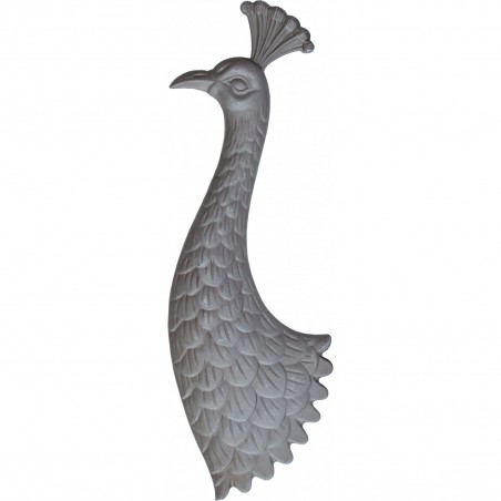 PAON ACIER MOULÉ DOUBLE FACE TÊTE POITRAIL PLUMES U474