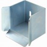 Réception en acier réglable pour portail autoportant – compatible rail 98x98mm