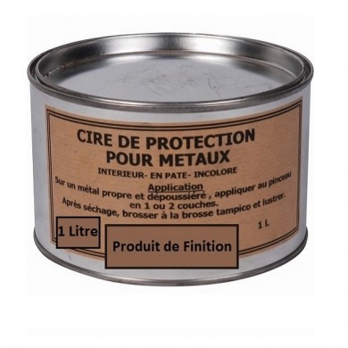 CIRE INCOLORE DE PROTECTION POUR MÉTAUX 1 LITRE W0155