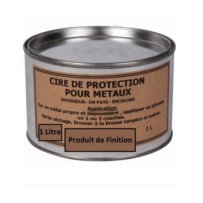 CIRE INCOLORE DE PROTECTION POUR MÉTAUX 1 LITRE W0155