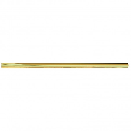 Main courante laiton poli – Tube creux rond Ø38,1 ou Ø50,8 mm – Longueurs jusqu’à 3 mètres