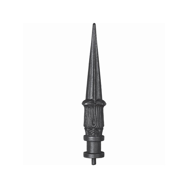 FER DE LANCE BARREAU ROND FONTE GRISE INSERT ACIER U0031