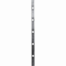 Barre traverse acier plat à trous carrés – Pour barreaux carrés 14 à 20 mm – Longueur 2 m