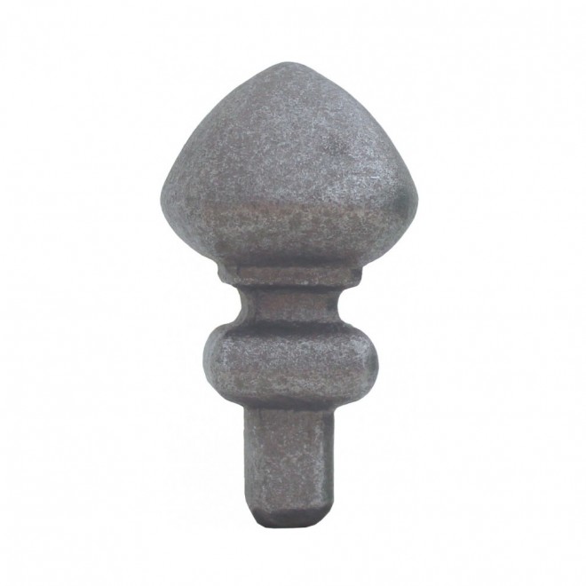 Pointe de diamant décorative en acier forgé – pour barreau 14x14 mm