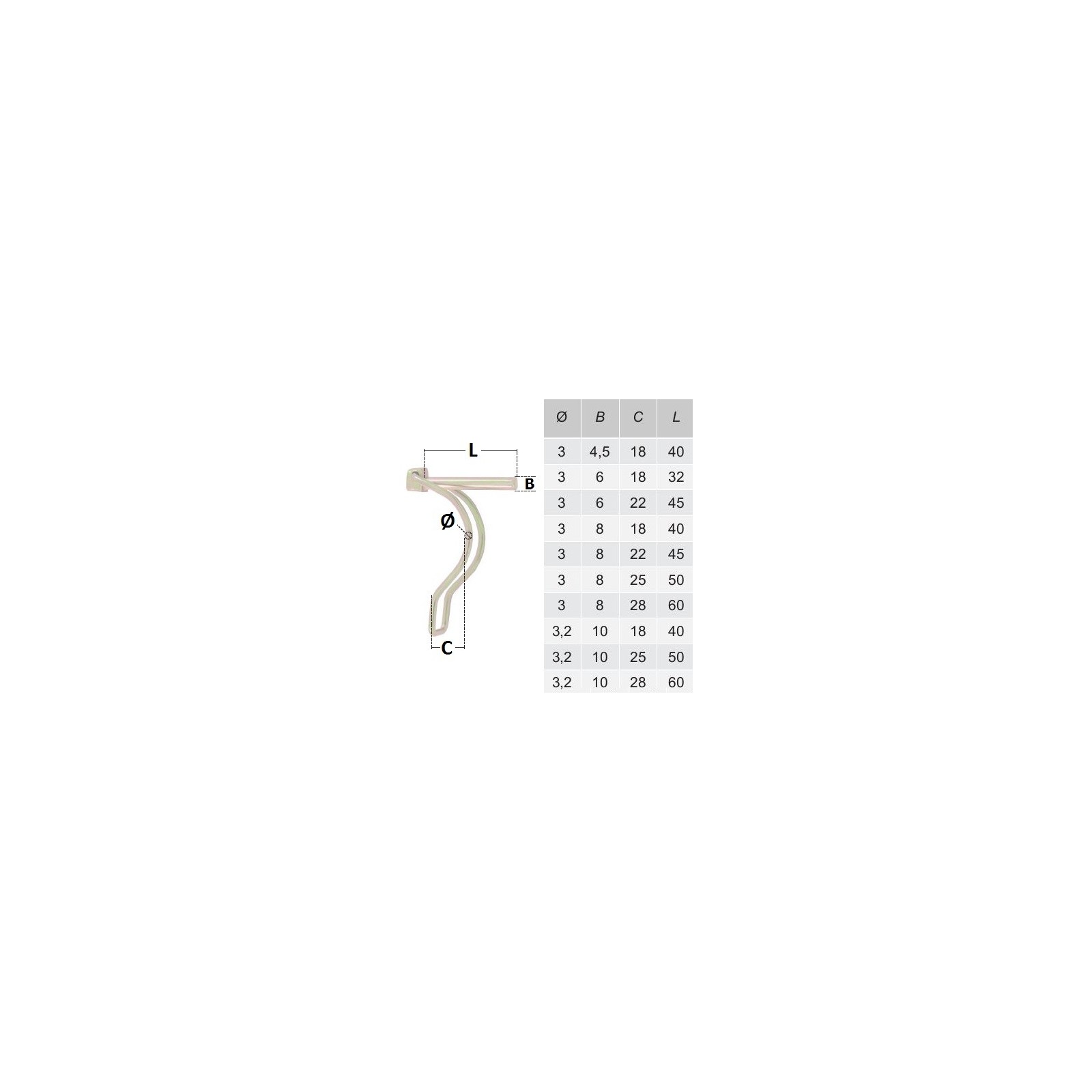 Goupilles Circlips Rondes Diamètre 10mm - Lot De 5 Pièces Sous Blister - Marque LEM Select - Neuf
