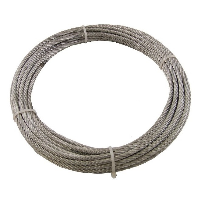 CÂBLE ACIER GALVANISÉ À CHAUD - Ø1,5 à Ø12 COURONNE M1640