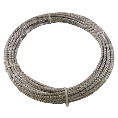 CÂBLE ACIER GALVANISÉ À CHAUD - Ø1,5 à Ø12 COURONNE M1640