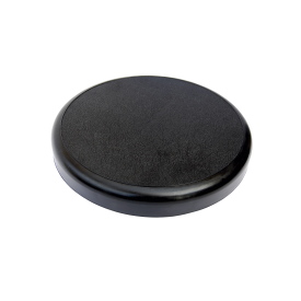 Couvercle plastique noir Ø310 mm pour dessus de tabouret
