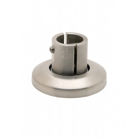 Support mural à platine inox Ø42.4 mm – Fixation par expansion Ø80 mm