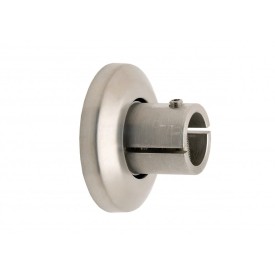 Support mural à platine inox Ø42.4 mm – Fixation par expansion Ø80 mm