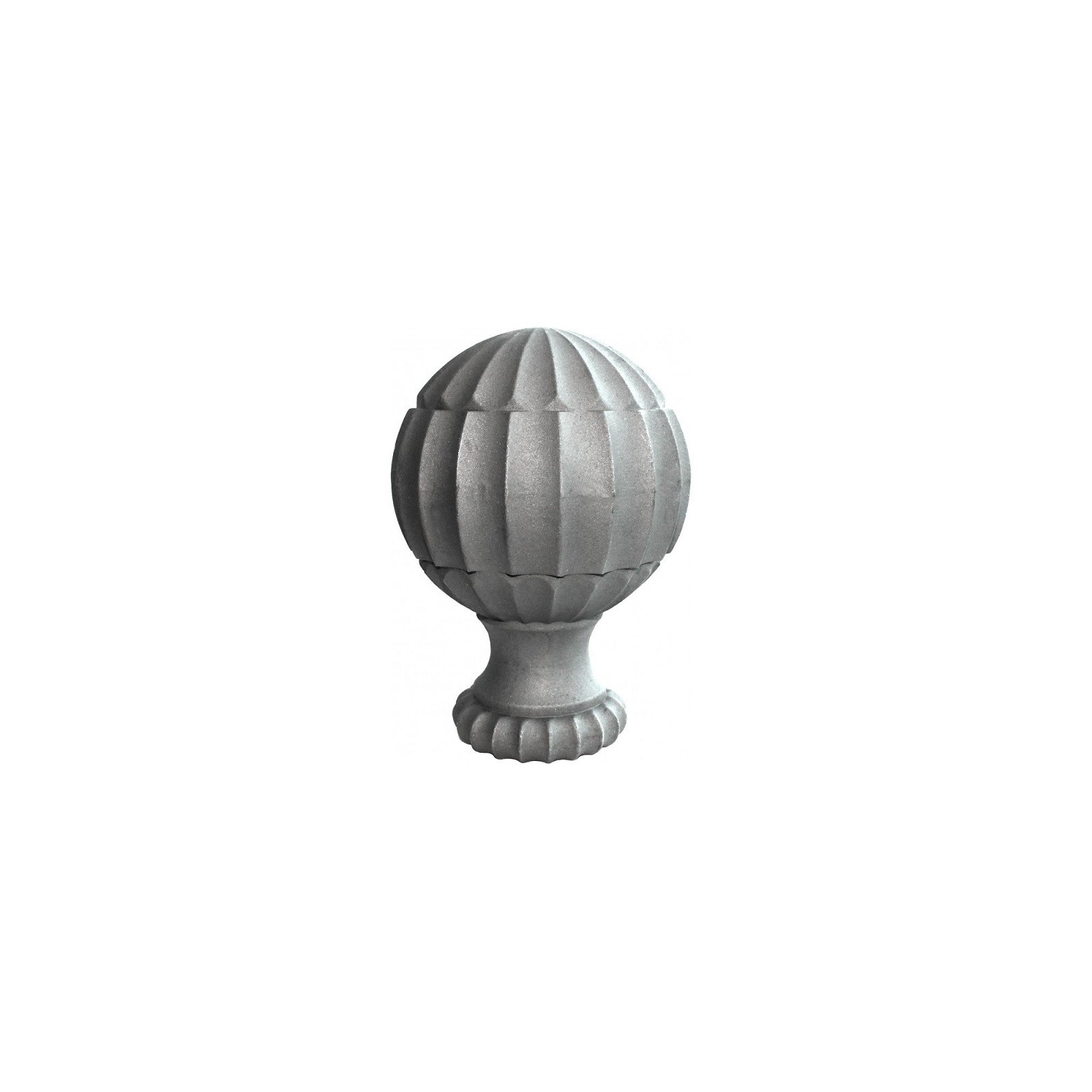 ANCIENNE BOULE DE départ de rampe d'escalier pomme de pin en bronze