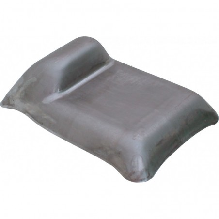 Sabot butée de portail arrondi – acier galvanisé 2 mm – à sceller ou à souder