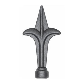 Fer de lance acier forgé – pour barreau rond Ø21 ou Ø27, galvanisable