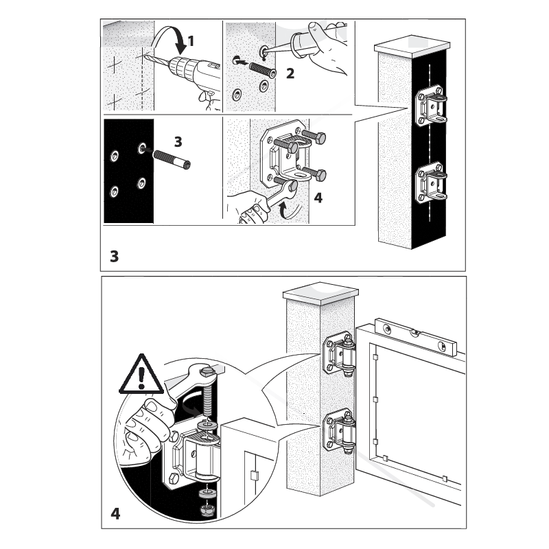 Paumelle à Souder à Bout Plat Matière : Acier