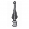 Fer de lance acier forgé – pour barreau carré 18 à 40 mm, plusieurs hauteurs