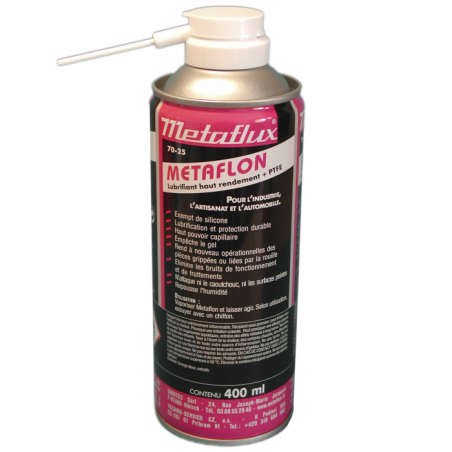 AÉROSOL METAFLON LUBRIFIANT PTFE HAUT RENDEMENT 400 ML M9952