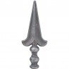 FLEUR DE LYS FER LANCE POINTE ACIER FORGÉ A CHAUD ROND M0405
