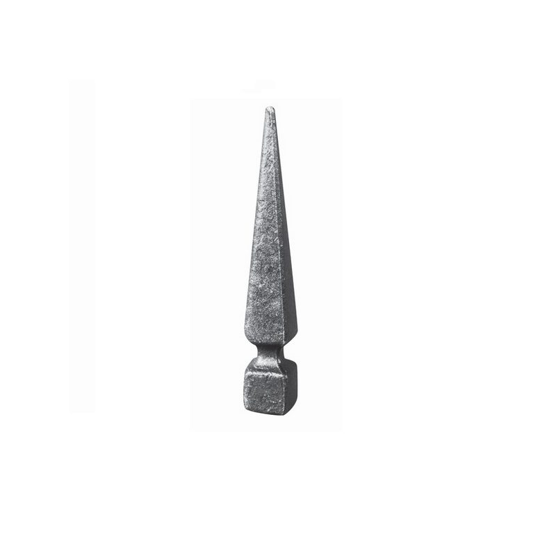 FER DE LANCE POINTE ACIER FORGÉ BARREAU CARRÉ 155x25 U0006