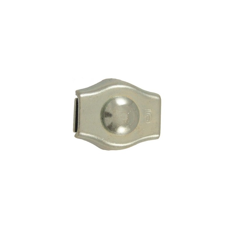 SERRE-CÂBLES PLATS SIMPLEX ACIER ou INOX - Ø2 à Ø10 M1501