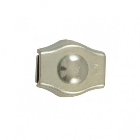 SERRE-CÂBLES PLATS SIMPLEX ACIER ou INOX - Ø2 à Ø10 M1501