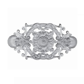 Palmette aluminium 410x215 mm – fixation invisible avec inserts laiton