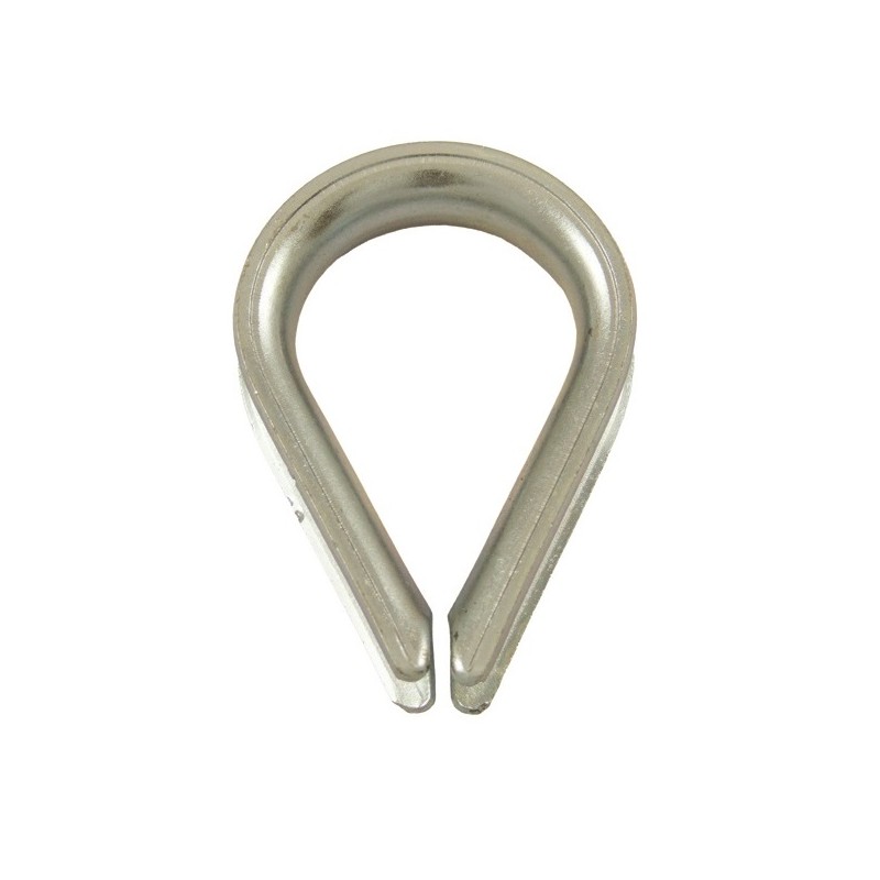 COSSE CŒUR ACIER GRANDE OUVERTURE RENFORCÉE Ø4 À Ø35