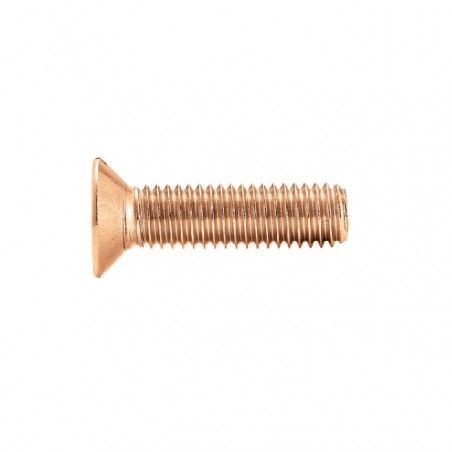 VIS TÊTE FRAISÉE FENDUE EN LAITON – DIN 963 – M3 À M8, 10 À 50 MM