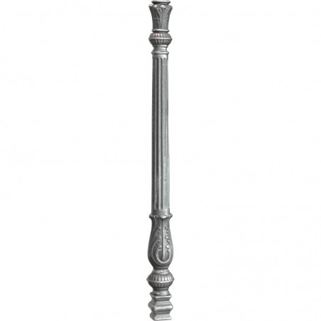 Départ de rampe fonte grise et acier – travail manuel – fixation soudure ou M16