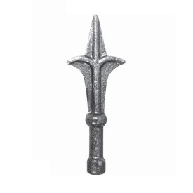 FER DE LANCE FLEUR DE LYS FONTE BARREAU ROND 128x48 U0024